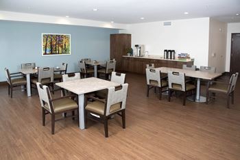 Large dining area